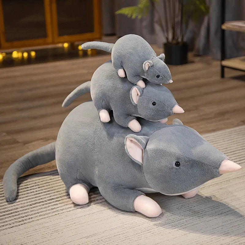 32/50cm Simulated Mouse Super Soft Plush Mouse Plushy Doll Stuffed Rat Plush Animal Toys for Children Peluche Mascot Gift Decor