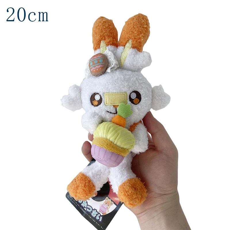 New Festival Styles Pawmi Scorbunny Pikachu Plush Toy Pokemon Stuffed Doll Cute Gifts