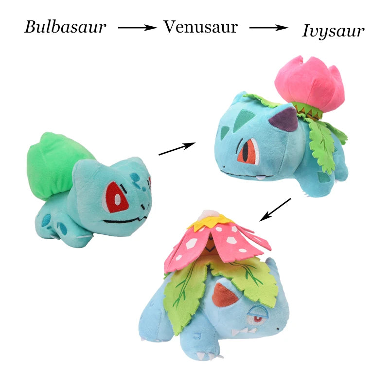 Pekomon Plush Toy Skeledirge Bulbasaur Charmander Gastly Fuecoco Stuffed Sprigatito Dratini Pikachu Peluche Doll Birthday Gifts