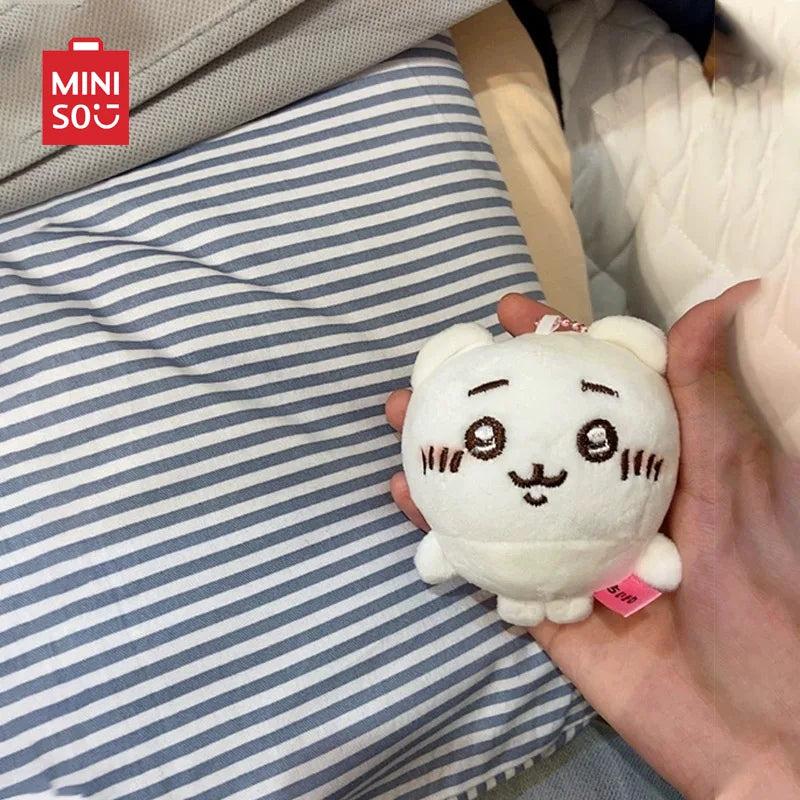 MINISO Chiikawas 10cm Doll Pendant Toy Kawaii Hachiware Usagi Cartoon Bag Mobile Plush Doll Schoolbag Pendent Toys Girls Gifts