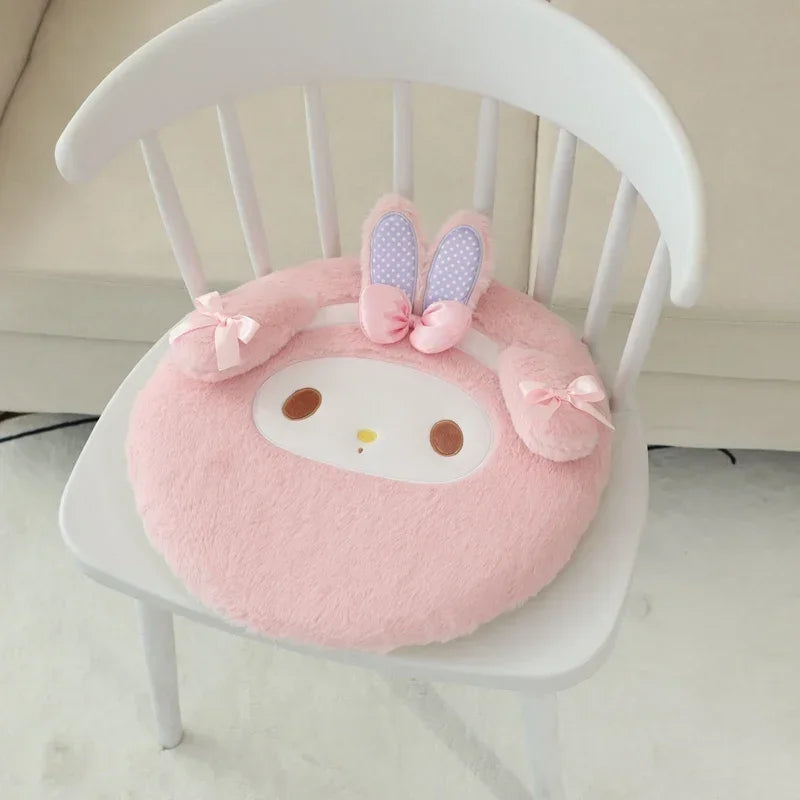 High Quality Memory Foam Sanrio My Melody Seat Cushion Sweet Girl Japanese Style Sitting Cushion Chair Back Cushion Non-slip