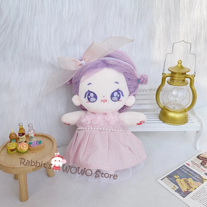 20cm IDol Doll Plush Star Dolls Cute Stuffed Dressing Figure Toys Cotton Doll Plushies Toys Fans Collection Gift Children Gifts