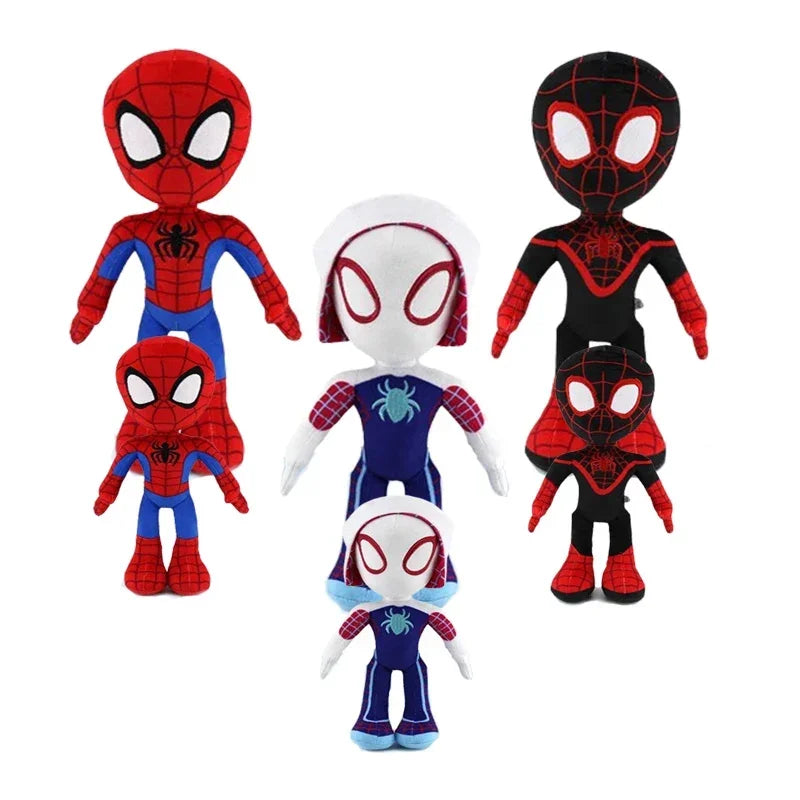 33cm/3style Marvel Spiderman Plush Toy Soft Stuffed Cartoon Stuffeds Dolls Large Plushs Boy Cloth Doll Pillow Kid Christmas Gift