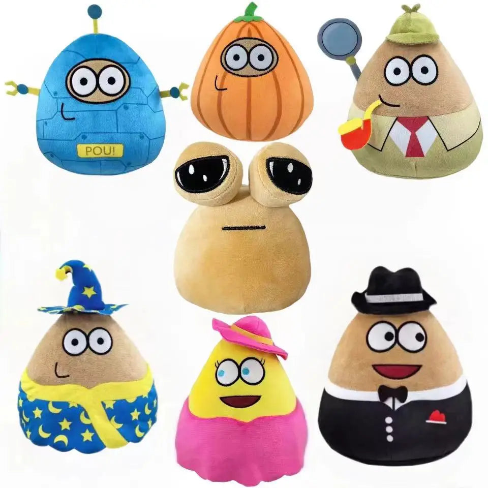 7 Style Pou My Pet Alien Plush Toy Kawaii Alien Pet Doll Cute Pou Stuffed Toys Soft Pillow Plush Animal Gift Toys For Kids Girls