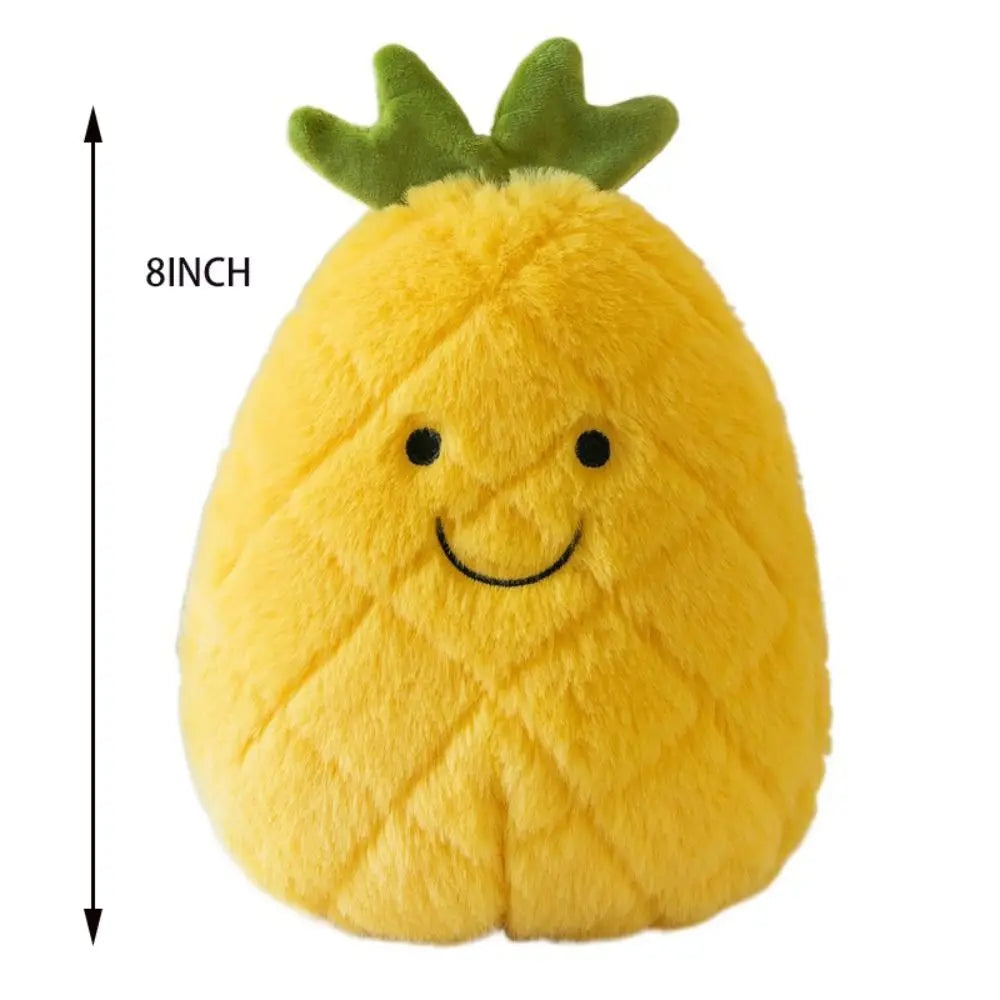 Cute Fruit Vegetable Plush Toy Food Stuffed Pillow Colorful PP Cotton Fruit Toys 4-8 Inch Food Stuffed Pillow Home