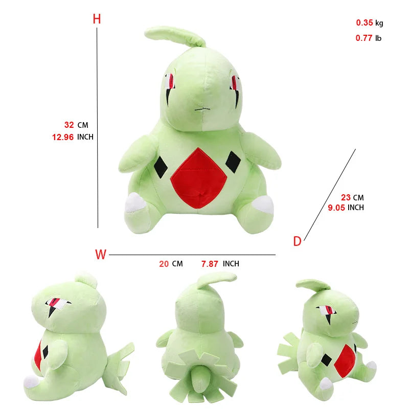 12 Styles Pokemon Slowpoke Tyranitar Magnemite Litten Plush Toys Palkia Blastoise Anime Soft Stuffed Dolls Gift