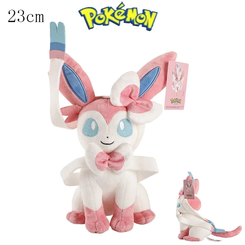 Bigger POKEMON Glaceon Plush Espeon Sylveon Leafeon Jolteon Eevee Vulpix Umbreon Stuffed Soft Toys Doll Cartoon Christmas Gifts