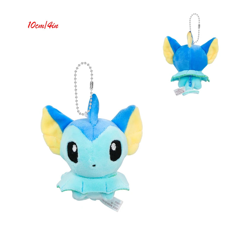 Pokemon Eevee Plush Toys Keychain Sylveon Espeon Jolteon Flareon Anime Glaceon Vaporeon Kawaii Peluche Dolls Pendants Gifts Kids