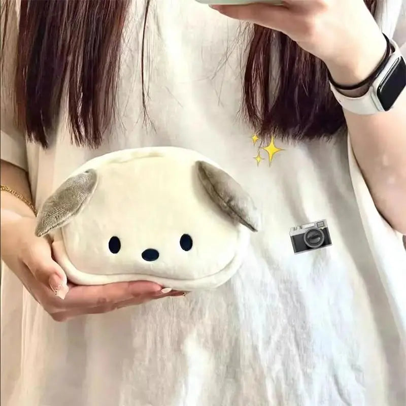Kawaii Sanrio Plush Pochacco Bag - Plushy Mart