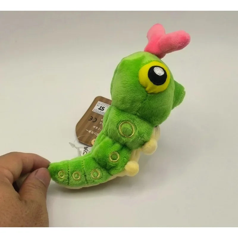 Anime Pokémon Cute Green Caterpillar Plush Doll Toys Pokemon Caterpie Plush Doll Toy Cartoon Bwa Dolls Girls Funny Gifts