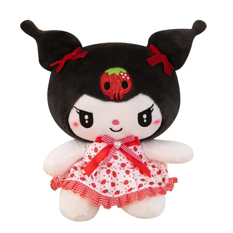 50cm Sanrio Large New Floral Skirt Kuromi Plush Toy My Melody Doll Hello Kitty Stuffed Animal Girls Children Christmas Gift