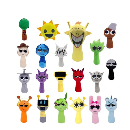 Hot Sprunki Plush Toys Horror Game Wenda Oren Raddy Fun Bot Vineria Gray Sprunki Incredibox Plushie For Kids Christmas Gifts