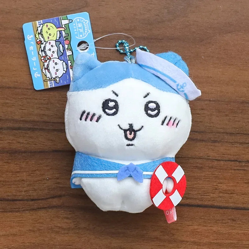 Regionally Limited Chiikawa Plush Doll Toy USAGI Car Keychain Cute School Bag Pendant Animation Peripheral Holiday Gift