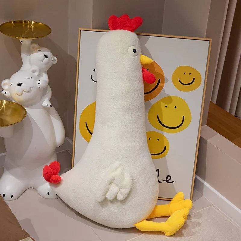 60/90/120CM Cartoon Animals Chicken Plush Toys Soft Stuffed Comfortable Sleeping Toy Plush Pillows