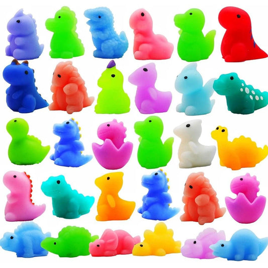 12/36PCS Mini Dinosaur Mochi Squishies