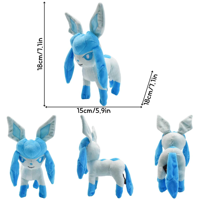 Pokemon Shiny Eevee Sylveon Flareon Vaporeon Espeon Umbreon Leafeon Glaceon Jolteon Plush Toys Cute Stuffed Peluche Dolls