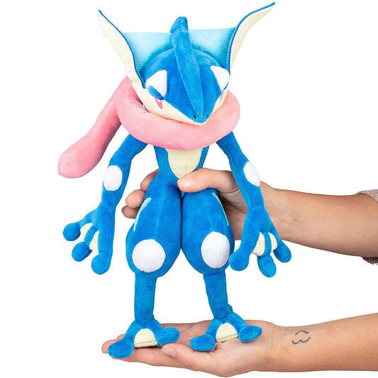 Hot Style Greninja Plush Toy Pokemon Froakie Evolution Frog Ninja Cartoon Image Stuffed Doll Christmas Gifts for Kids