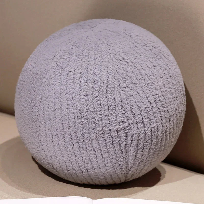 30cm Ins Style Ball Pillow Soft Plush PP Cotton Sofa Pillow Ornament Stuffed Nordic Round Pillow Throw Pillows Home Decoration