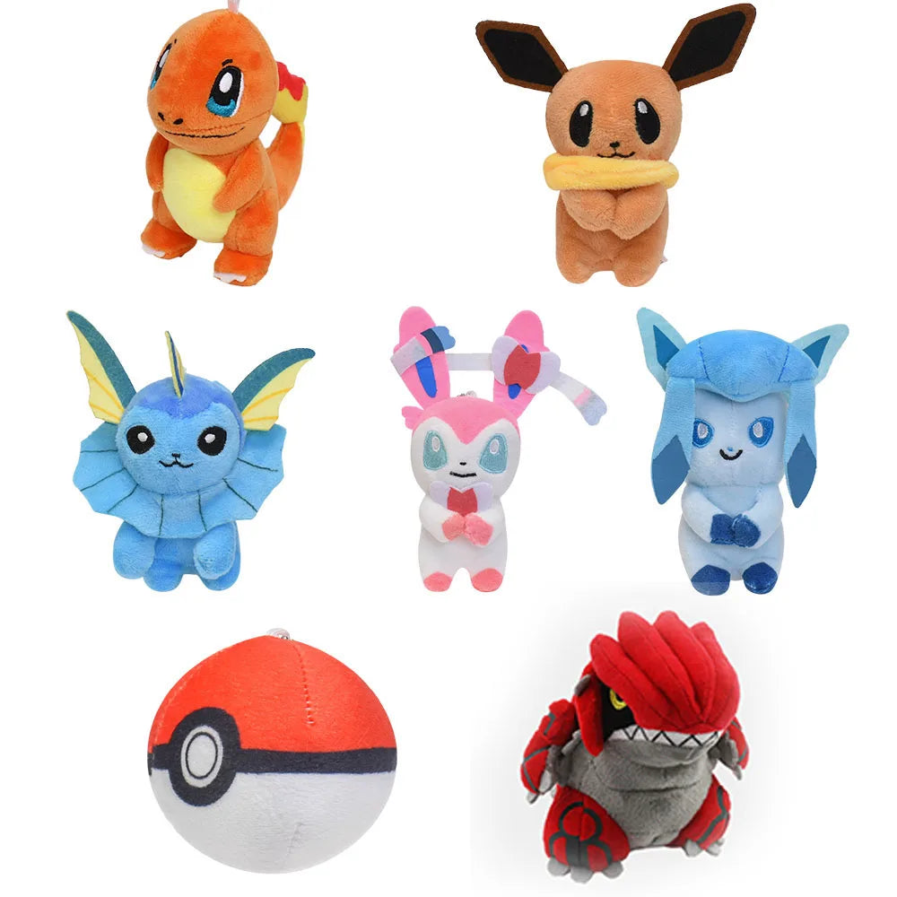 Pokemon Plush Toys Vaporeon Flareon Eevee Sylveon Espeon Umbreon Glaceon Leafeon
Jolteon Soft Stuffed Dolls Spinda Dragonite