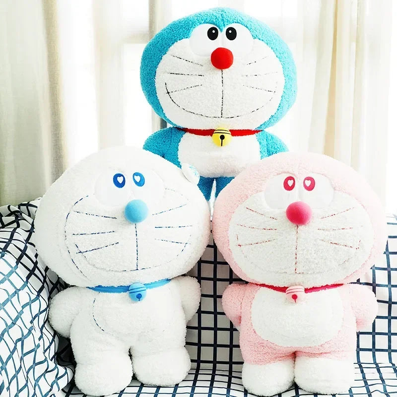 60cm Super Large Big Size Doraemon Cartoon Plush Toy Children's Doll Pillow Blue Fat Man  Plushies Friends Gift Stuffed Animal