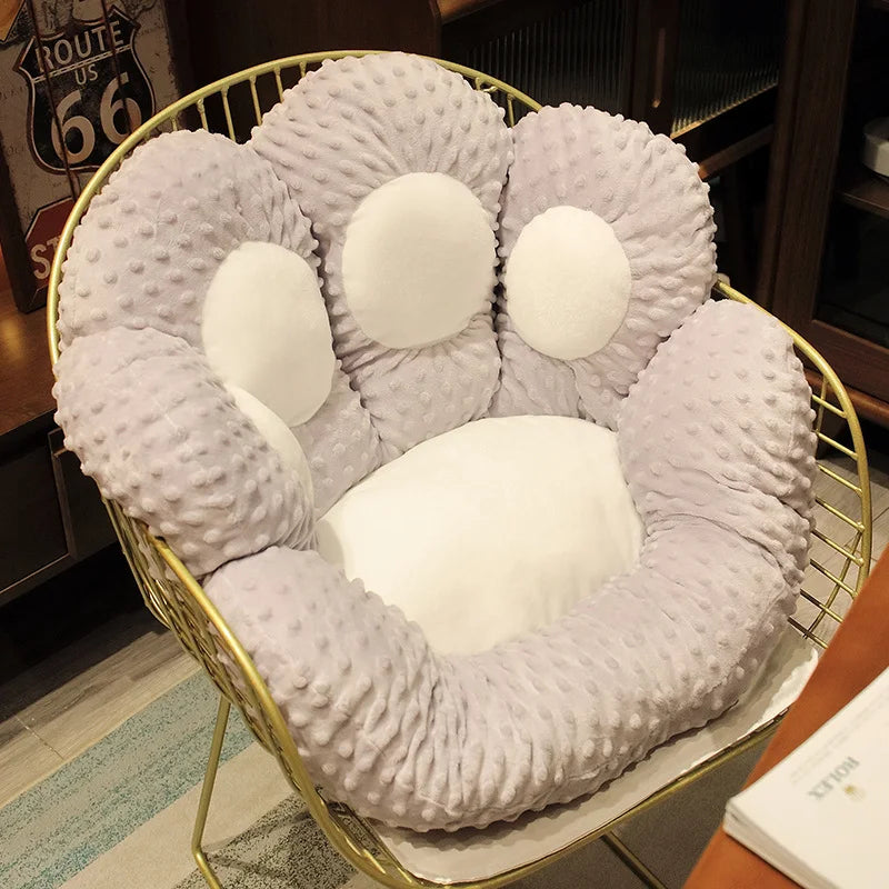 70/80cm Kawaii Cat Paw Plush Toys Cute Soft Stuffed Plush Cushion Chair Sofa Butt Pad for Home Room Decoration Office Nap Dolls