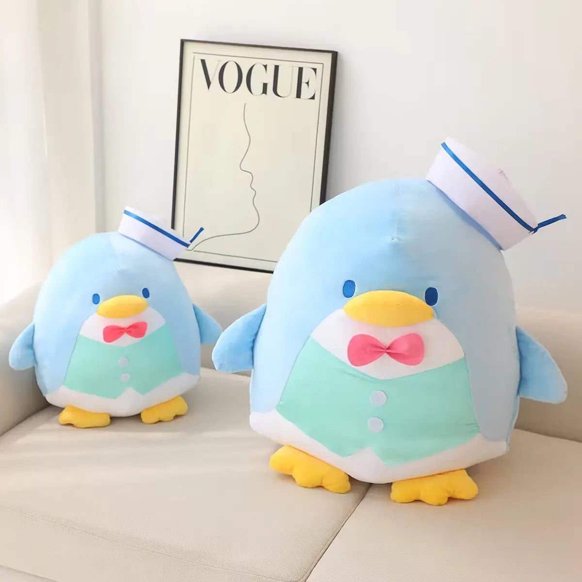 Kawaii Tuxedo Sam Plush Toy Sanrio Japanese Style Stuffed Penguin Doll Comfortable Plushies Throw Pillow Blanket Sofa Xmas Gifts