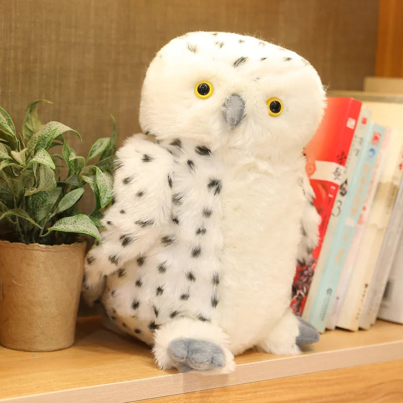 20-50cm Cuddle Toy Legend Snowy Owl Stuffed Plush Animal Toy Adult Children Gifts HP Hedwig Potter Owl