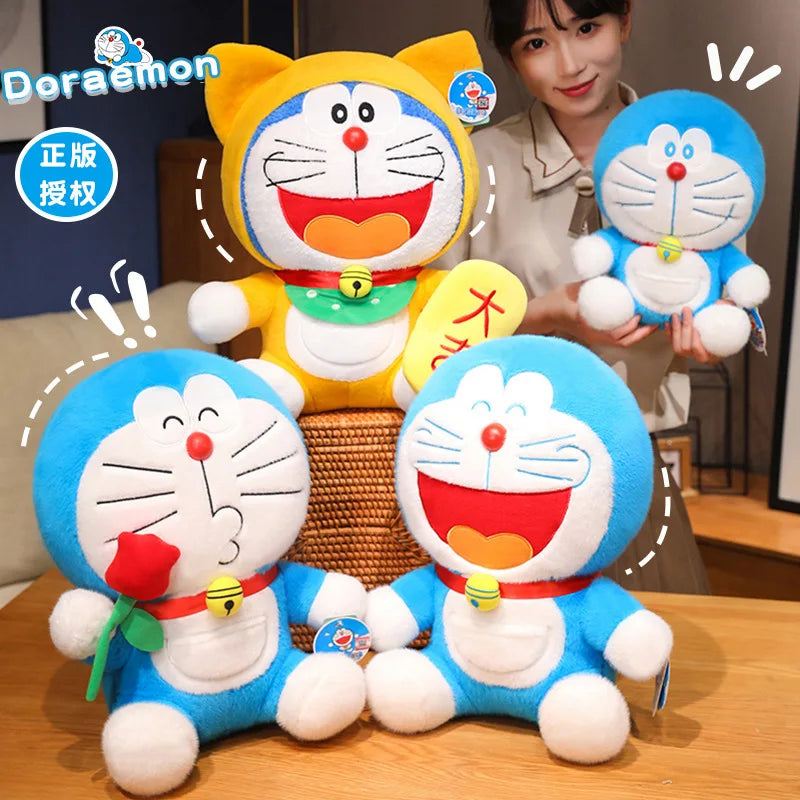 Big Size Doraemon Classic Style Lucky Confession Plush Toys Doraemon Homdecor Stuffed Dolls Cartoon Animals Plush Toys Kid Gift