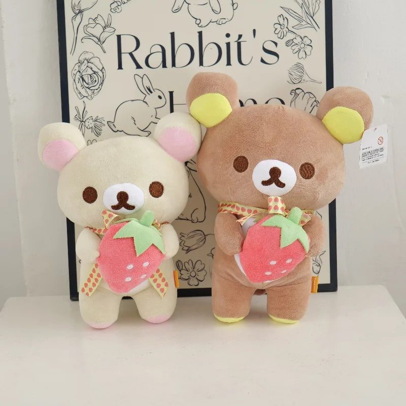 Kawaii Rilakkuma Plush Lovely Animal Kuma Plushies Teddy Bear Stuffed Doll Kawaii Rilakkuma Plush Toy Bear Dress up Gift for Kid