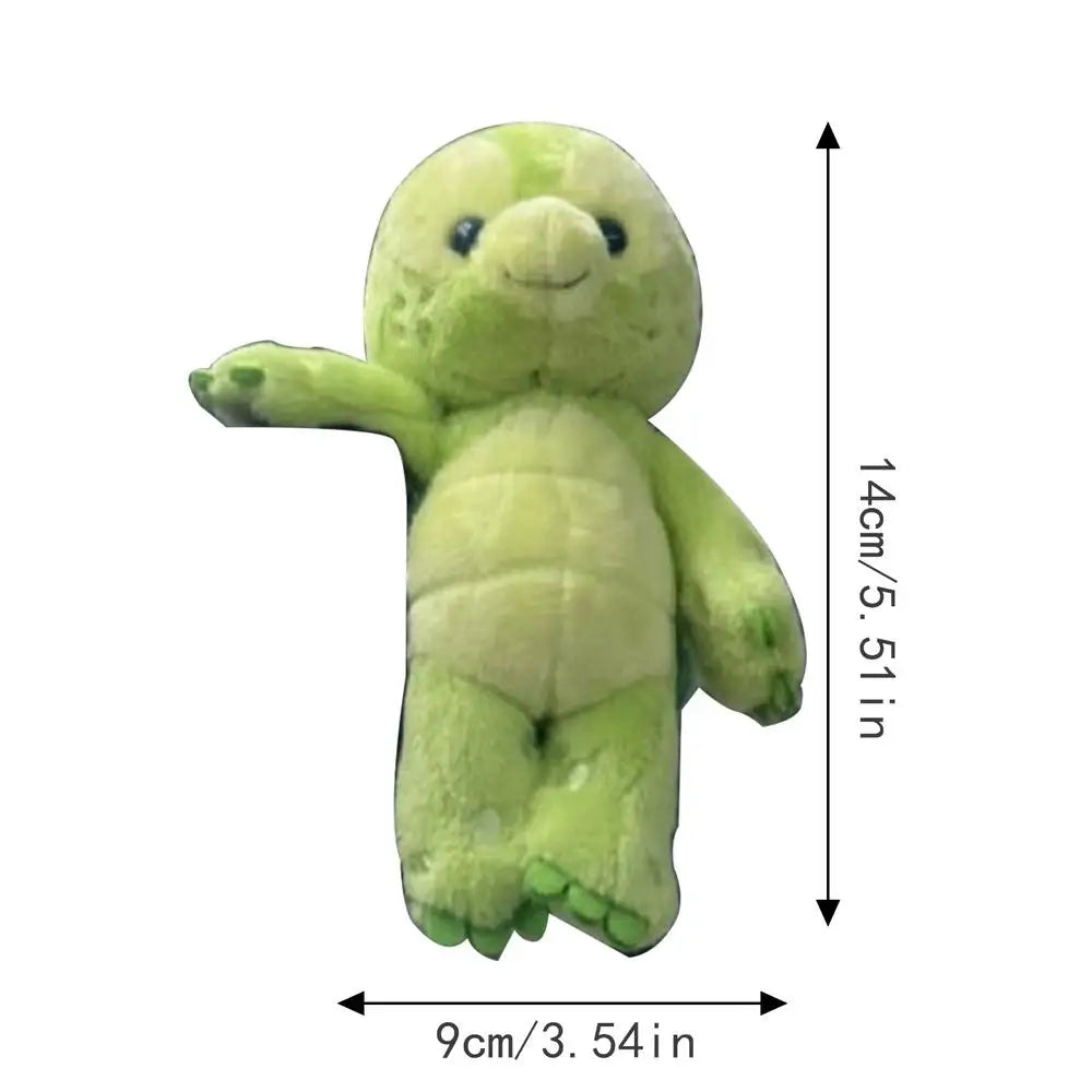 Turtle Plush Toy Cute Refrigerator Magnets Key Pendant Soft Backpack Accessory For Bags Backpacks Car Keys Cell Phone Pendant