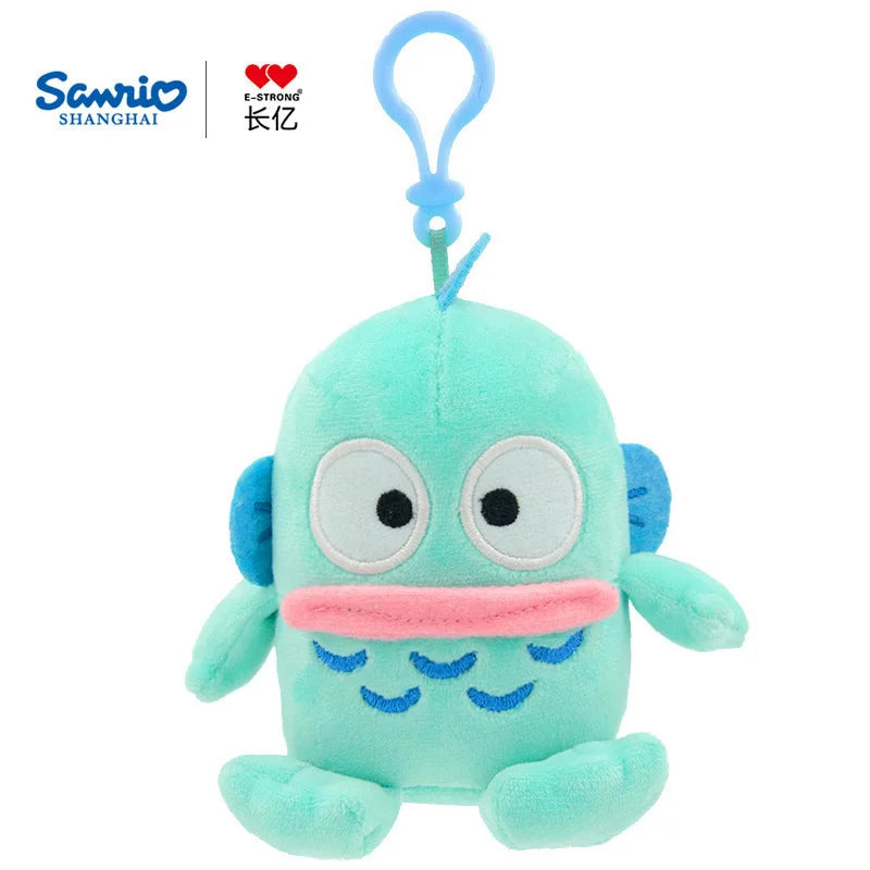 Genuine Sanrio Hangyodon Pendant Plush Toys Small Charms Sayuri Super Soft Model Doll Stuffed Toys Girls Boys Birthday Gifts