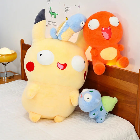 23/30/45cm Cute Pokemon Series Plush Toys Soft Turtle Little Fire Dragon Children Christmas Sleeping Pillow Plushier Doll Gift