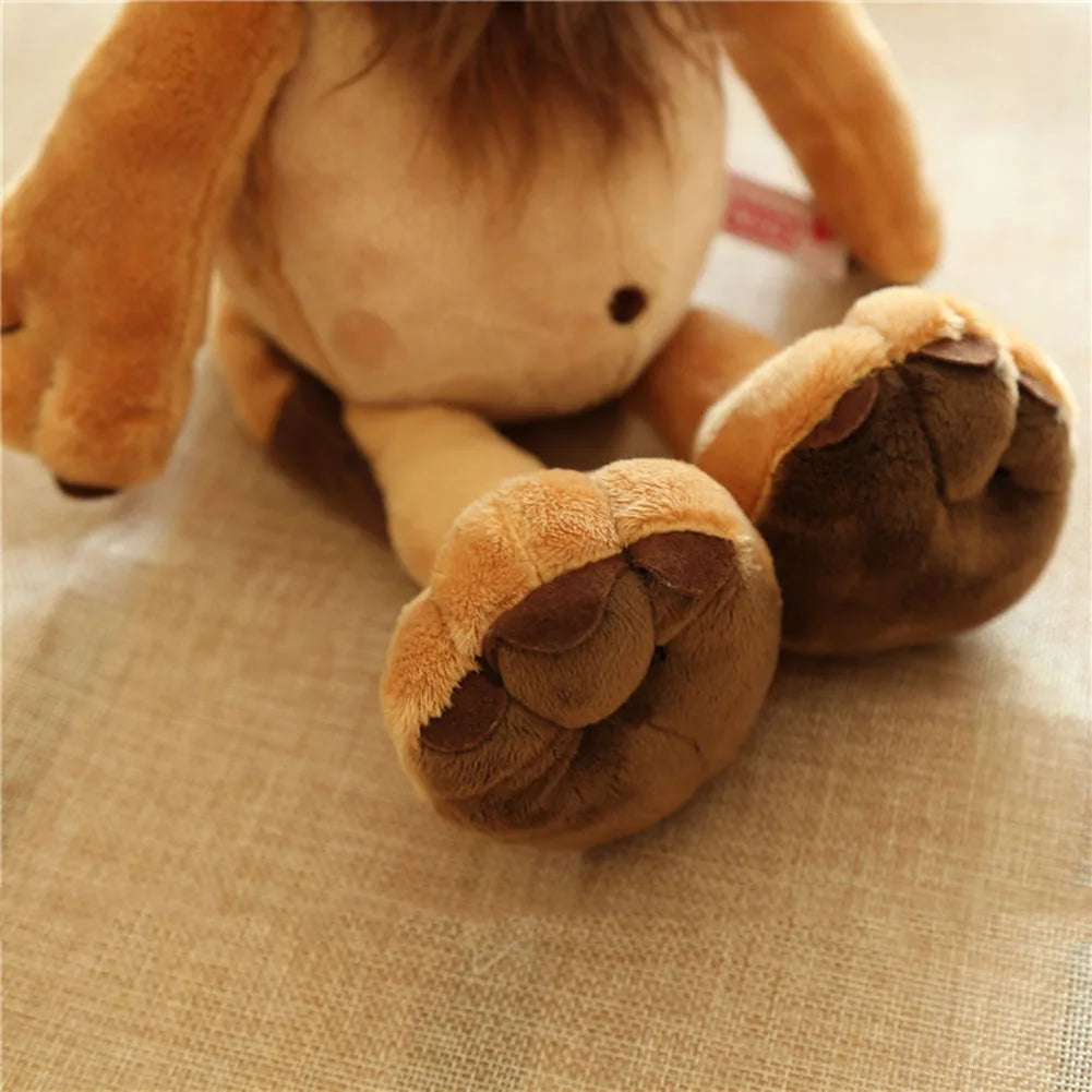 25cm Cute Jungle Animal Plush Toys Stuffed Lion Elephant Giraffe Monkey Plush Doll Toys for Kids Baby Children Birthday Gift