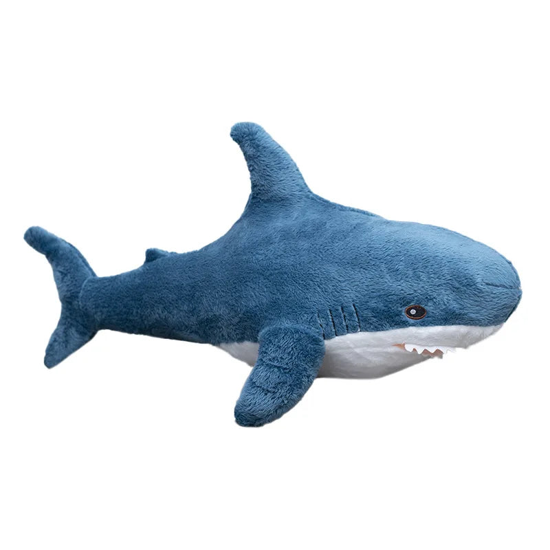 30CM Small Size Blue Shark Plush Toy Soft Stuffed Speelgoed Animal Reading Pillow Birthday Gifts Cushion For Children kids