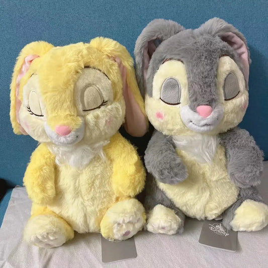 30cm Disney Thumper Rabbit Bambi Girlfriend Miss Bunny Plush Toy Gray & Yellow Kawaii Stuffed Animal Dolls Gifts For Kids Girls