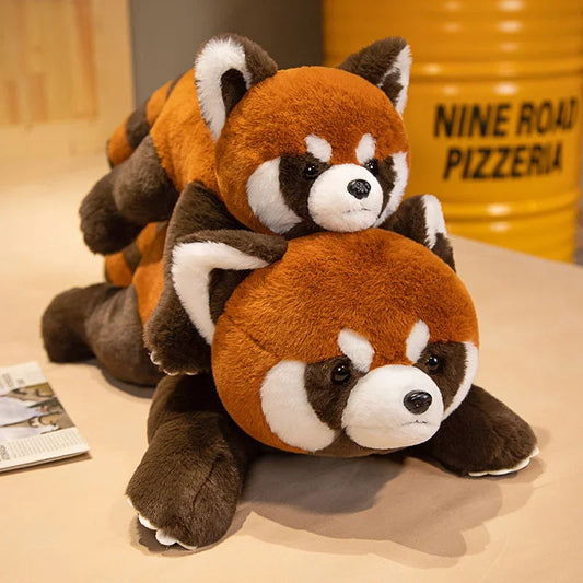 Lifelike Red Panda Stuffed Animals Raccoon Plush Toy Cute Panda Plushie Toy Gift For Kids Girlfriend Birthday Boy Christmas Gift