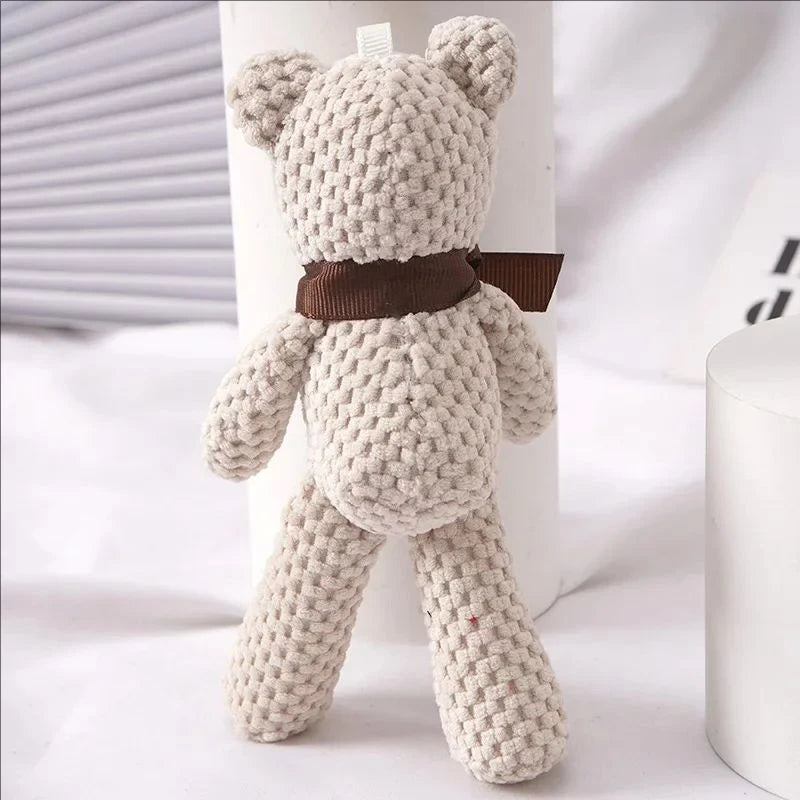 New Kids Plush Animals Toys Cute Bear Stuffed Bags Key Pendant Dolls Gifts Birthday Wedding Party Decor Children Baby Bear Stuff