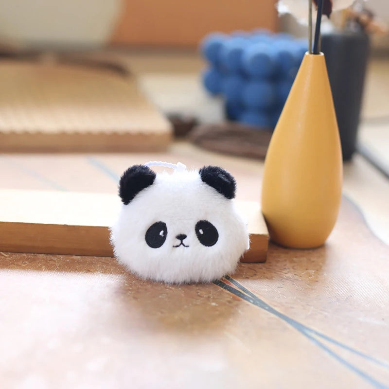 Cartoon Rabbit Panda Bear Plush Toys Pendant Cute Stuffed Animal Doll Keychain Bag Pendant Backpack Hanging Decoration Kid Gifts