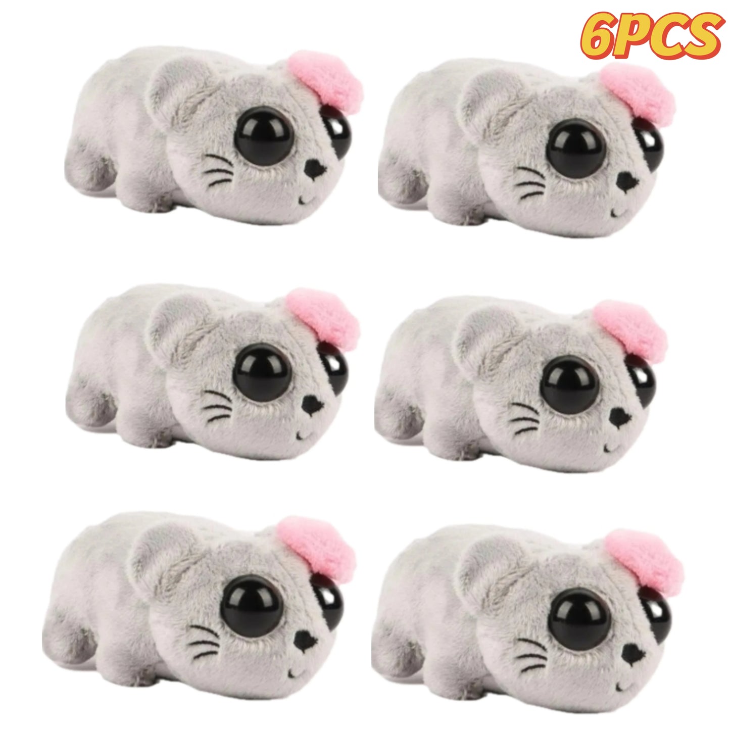 New Kawaii Sad Hamster Brinquedo de pelúcia musical infantil de pelúcia fofa, bonecas infantis, presente de Natal e aniversário