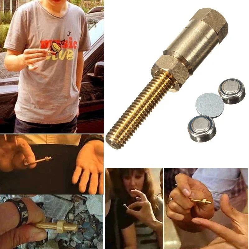 New Nut Off Bolt Screw Close Up Amazing Magic Magic Props Ultimate Autorotation Rotating Gimmick Trick Kid  Puzzle Toy