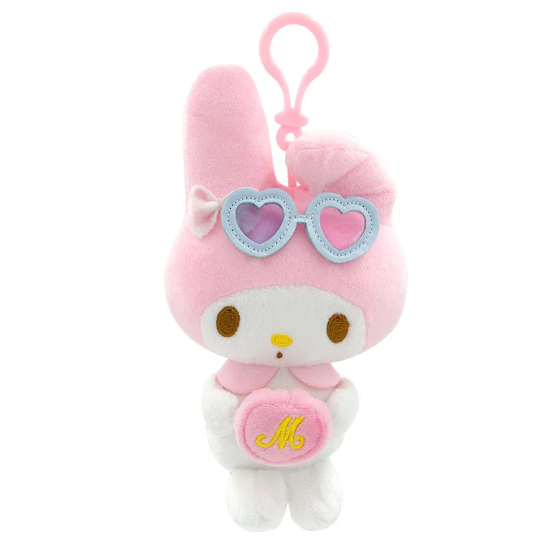 Genuine Sanrio Hangyodon Pendant Plush Toys Small Charms Sayuri Super Soft Model Doll Stuffed Toys Girls Boys Birthday Gifts