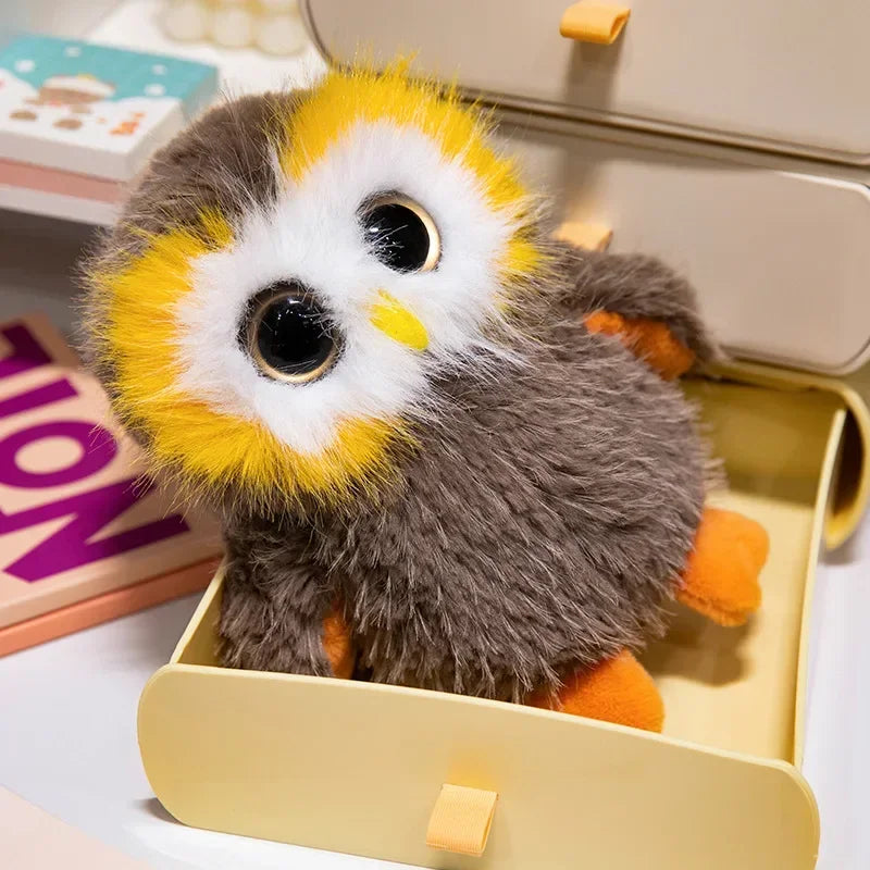 20/33CM Big Eyes Owl Plush Toys Cute Soft Stuffed Animal Doll Lifelike Sibley's Owels of North America Doll