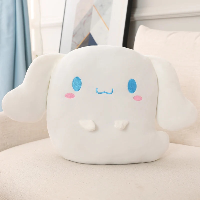 42cm Soft Anime Hug Pillow Kuromi Melody Cinnamoroll Plush Toy Back Cushion Throw Pillow Cute Plushies Home Decor