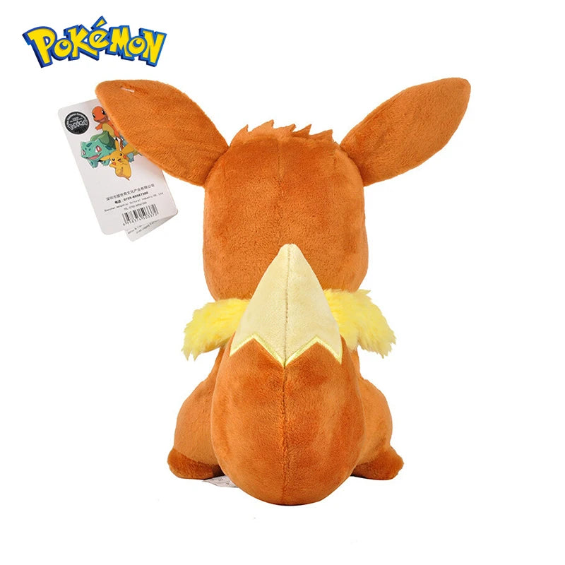 Pokemon Kawaii Eevee Stuffed Toys Cartoon&Cute Fox Plush Dolls Throw Pillow Birthday Gift  For Kids Friends Boys