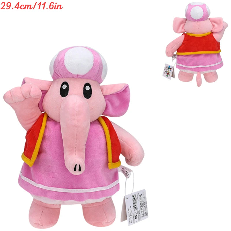 Kawaii Mario Koopa Troopa Yoshi Goombella Plush Toys Cute Anime Koops Princess Peach Mushroom Donkey Kong Stuffed Peluche Dolls