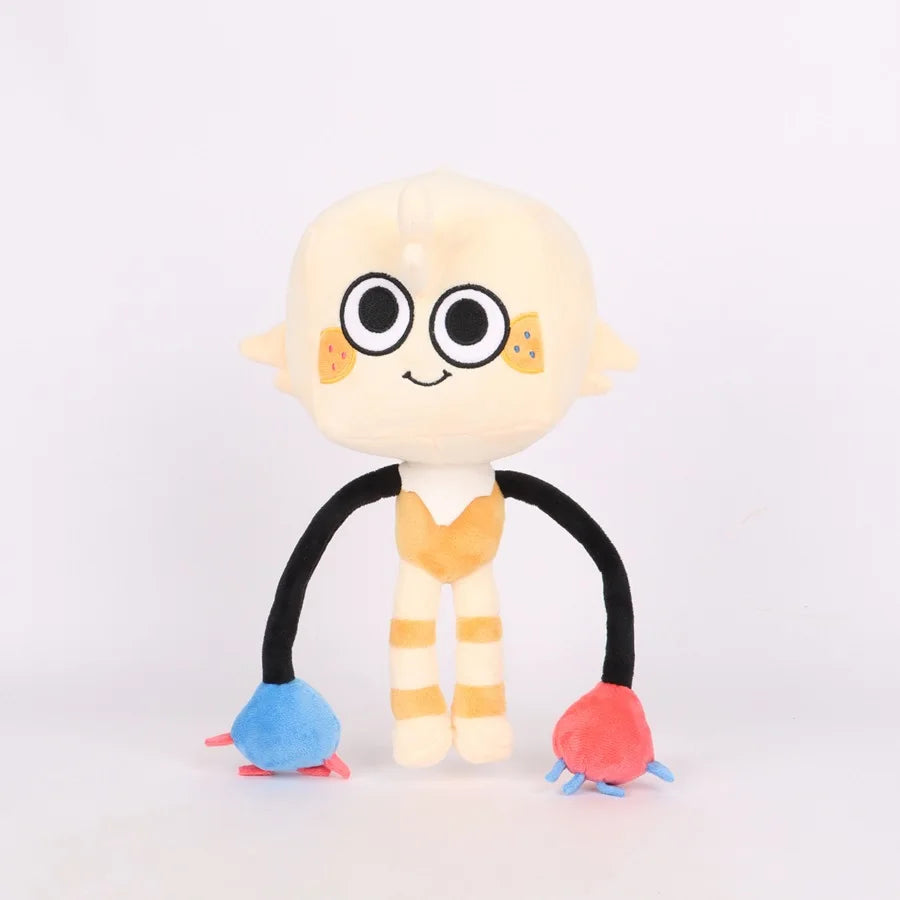 35cm Dandy's World Plush Cute Dandy World Scrap Stuffed Horror Game Goob Pebble Plushie Soft Pillow Doll Children Gifts Doll Bir