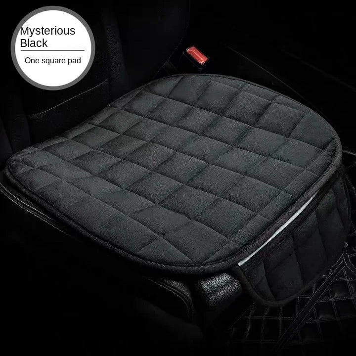 Car Seat Cushion Winter Plush Single Piece Short Plush Seat Cushion Three Piece Set for Thickening and Warming in the Car Rear S