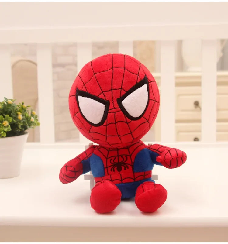 Hot 27cm Man Spidermaned Plush Toys Movie Dolls Marvel Avengers Soft Stuffed Hero Captain America Iron Christmas Gifts For Kids