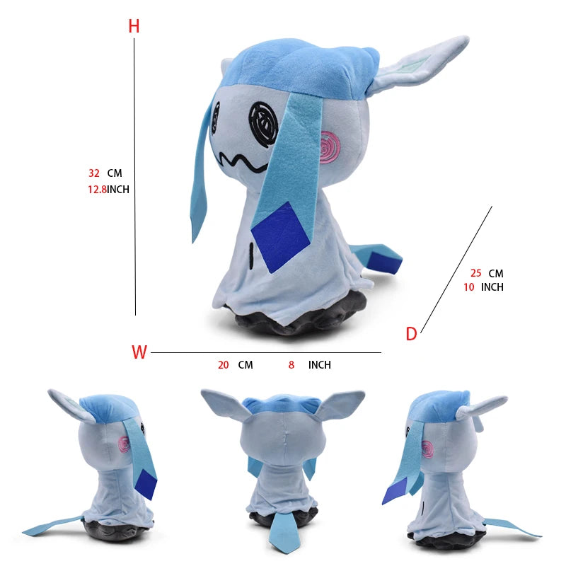 9 Styles Pokemon Plush Toys Mimikyu Cos Umbreon Eevee Sylveon Espeon Vaporeon Leafeon Anime Stuffed Cartoon Peluche Doll 12 Inch