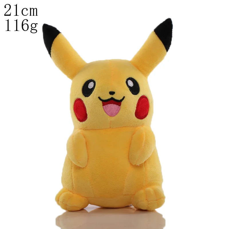 Newest Pokemon 70 Types Elf Plush Pikachu Toys Elekid Lucario Celebi Stuffed Doll Sprigatito Fuecoco Quaxly Plushies Xmas Gifts